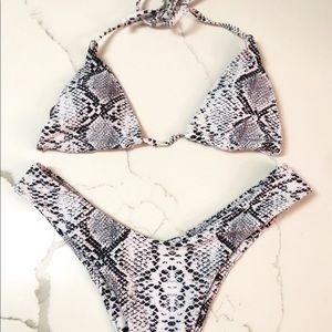 Snakeskin Zaful Bikini